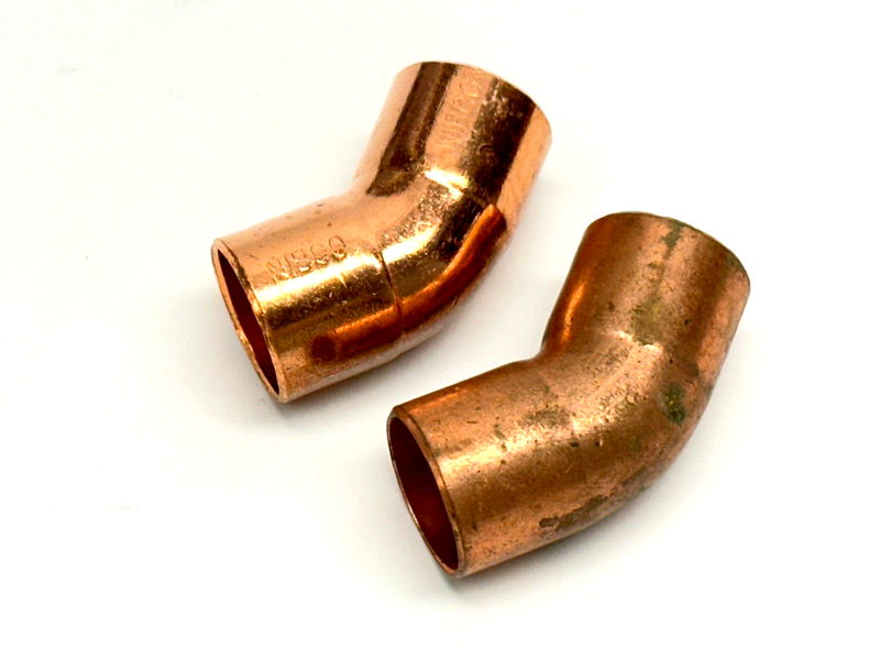 1/2" 45 Degree Elbow C x C Copper LOT OF 2 - Maverick Industrial Sales