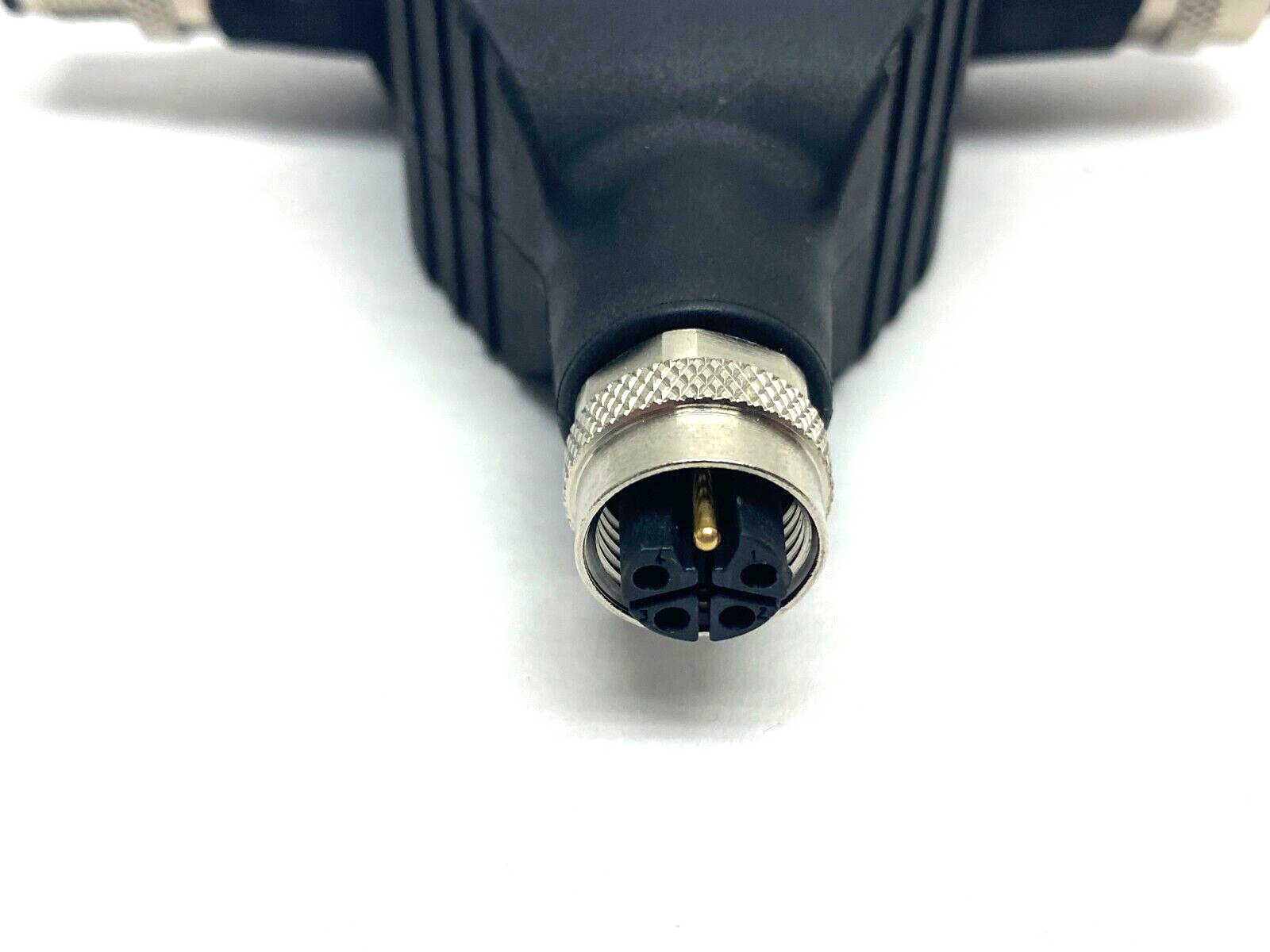 Murrelektronik 7000-P4901-0000000 T-Coupler M12 Axial M to F L-Coded - Maverick Industrial Sales