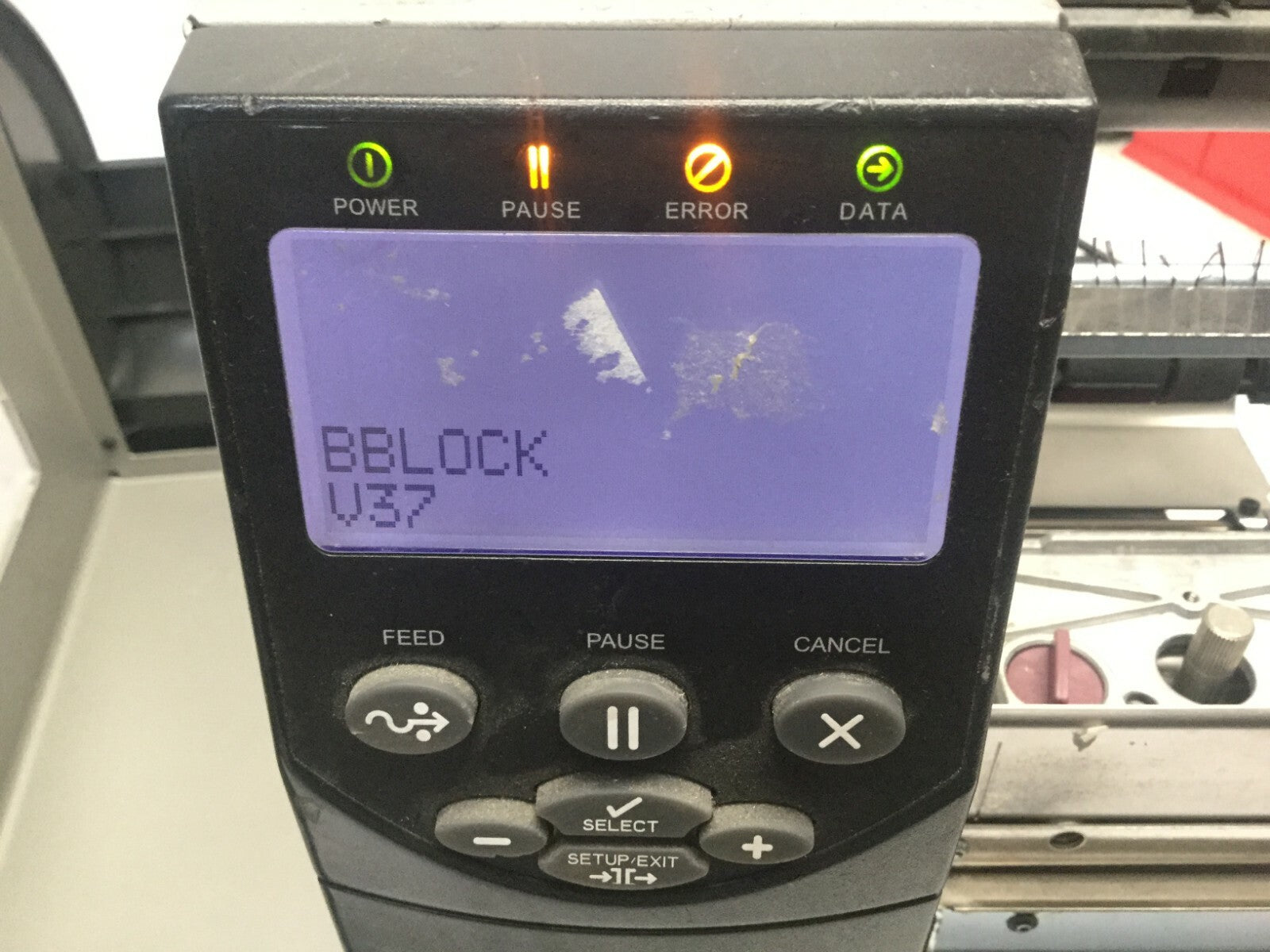 Zebra ZM400-2001-4000T Thermal Label Printer ZM400 - E - For parts or not working - Maverick Industrial Sales