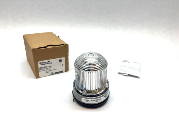 Edwards Signaling 125STRHC120A, Clear Strobe, High Output Indicator Beacon Light - Maverick Industrial Sales