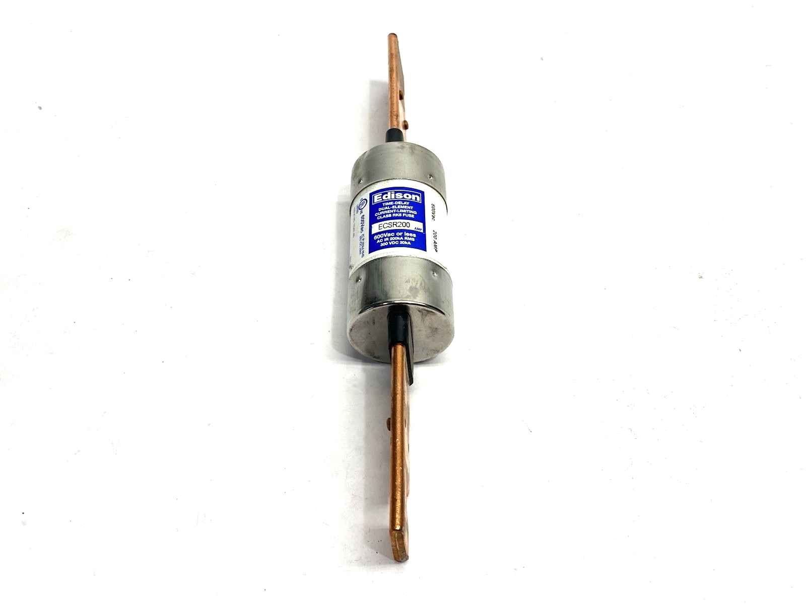 Edison ECSR200 Time-Delay Dual Element Fuse Class RK5 600VAC 200A - Maverick Industrial Sales