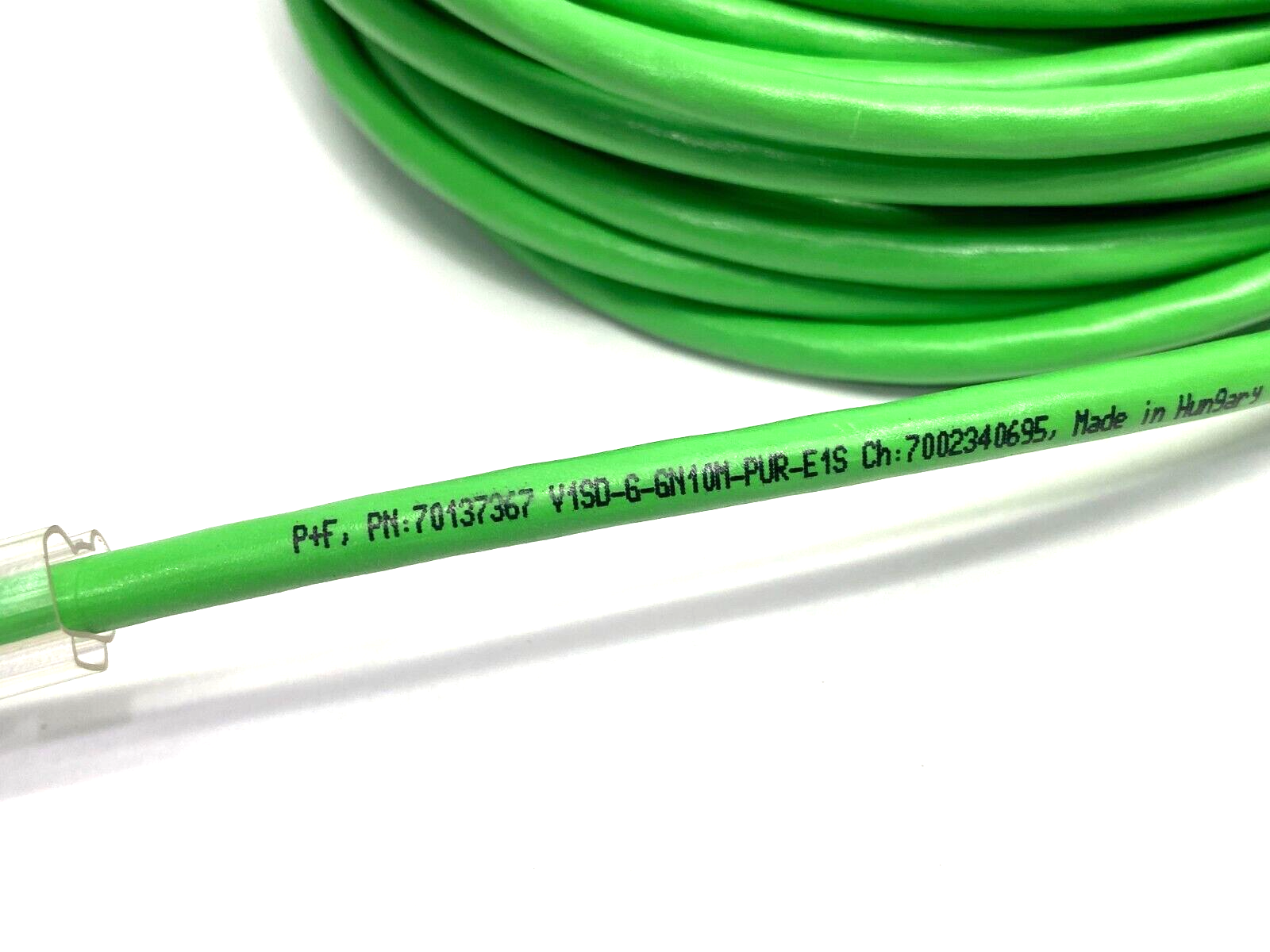 Pepperl+Fuchs V1SD-G-GN10M-PUR-E1S Ethernet Connection Cable 70137367 - Maverick Industrial Sales