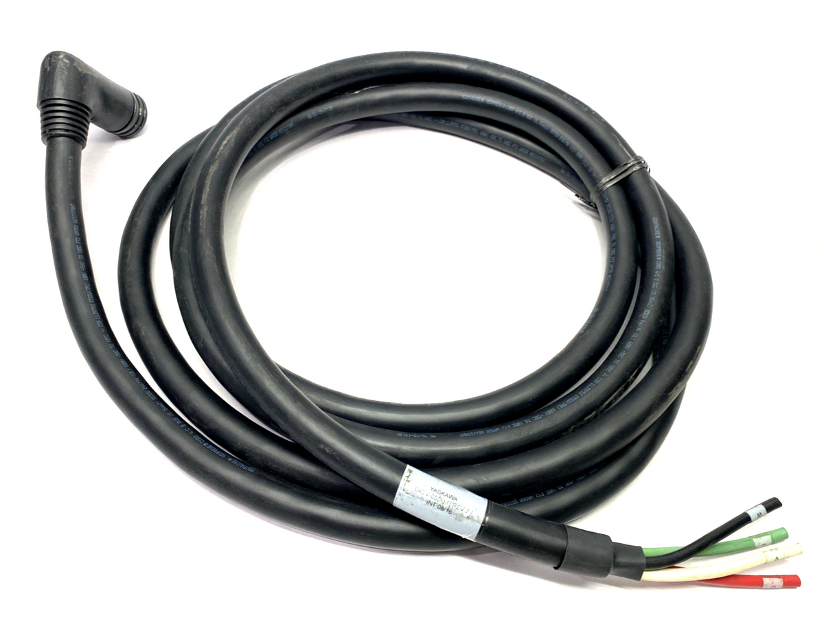 Yaskawa B4EV-05(A)-E REV 2 Servo Motor Main Circuit Power Cable 5m 6809 - Maverick Industrial Sales