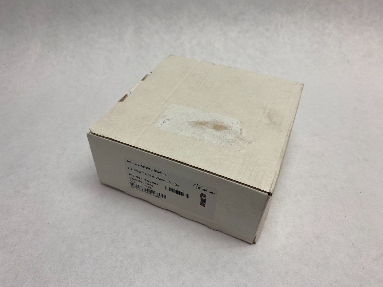 Bihl+Wiedemann BWU1897 AS-i Analog Module, 2 Analog Inputs 13880 - Maverick Industrial Sales