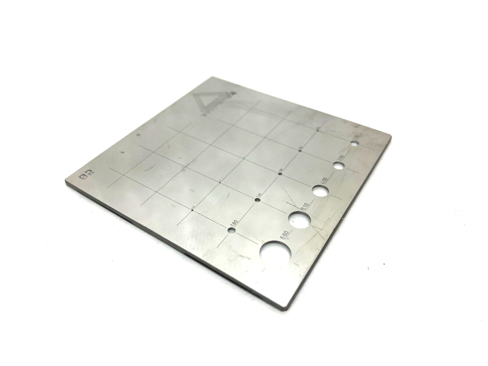 Mycrona No. 02 Reflective Multi-Size Hole Laser Cutting Template - Maverick Industrial Sales