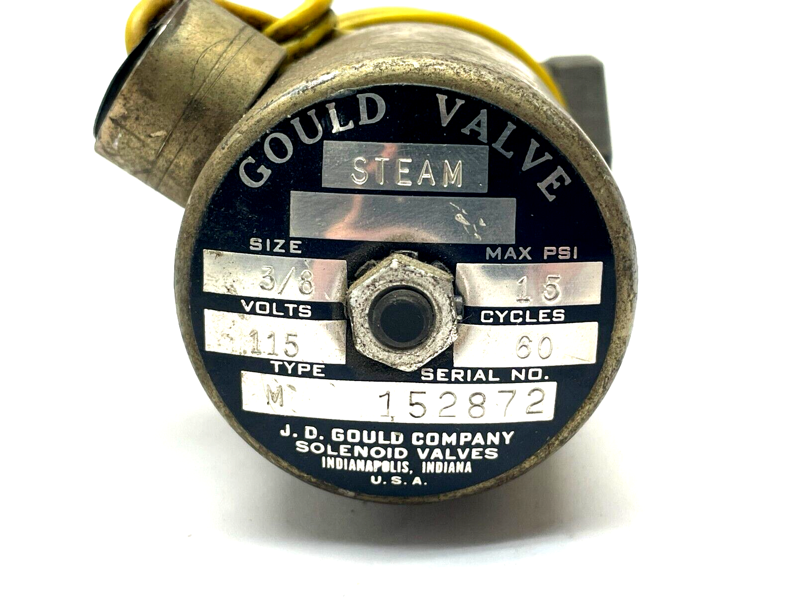 Gould Type M Steam Valve 3/8" 115V 15psi Max 60 Cycles - Maverick Industrial Sales