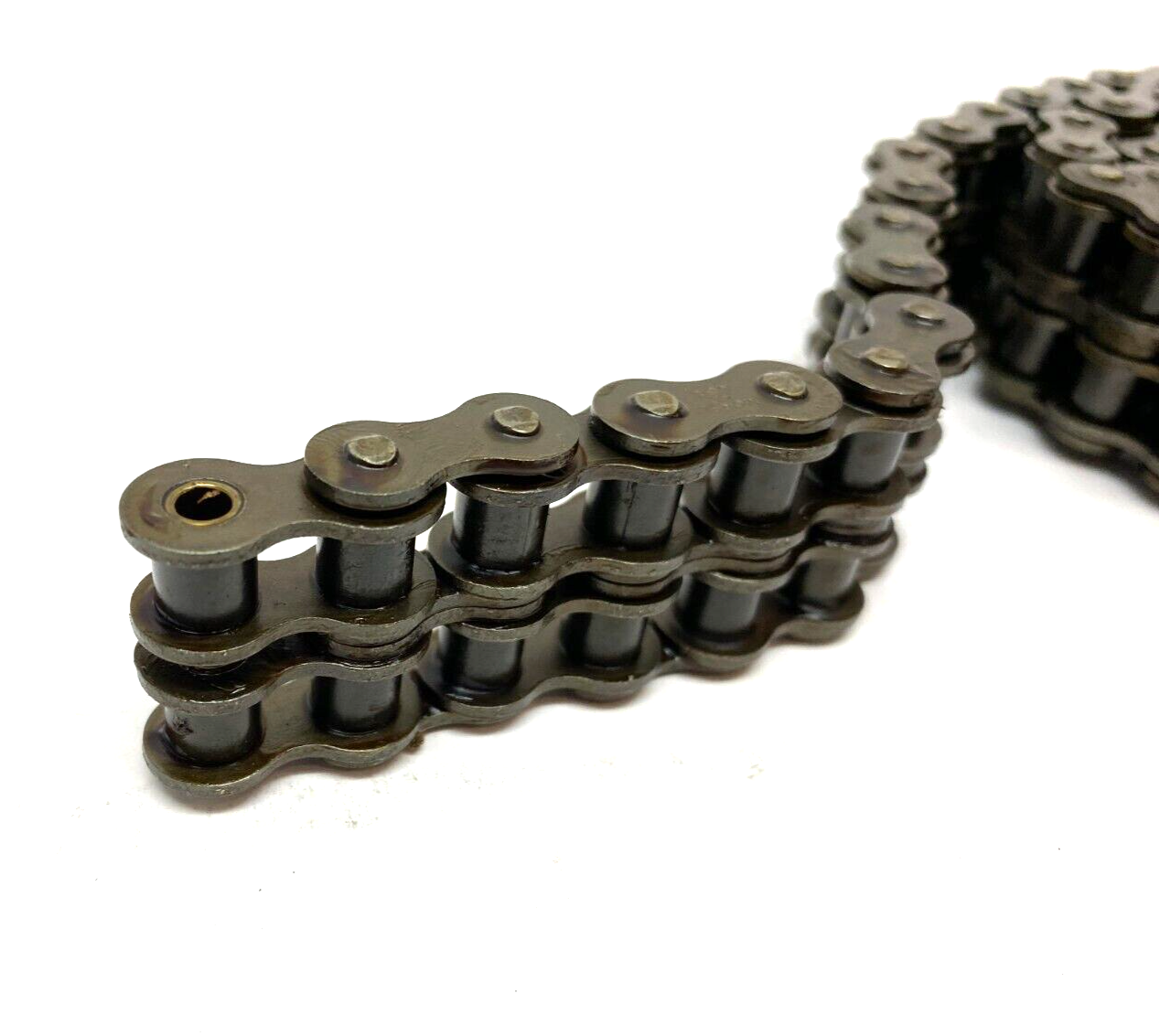 40-2 | Browning Steel Riveted Roller Chain 10ft Length Size 40 0.5" Pitch 2 Strand - New – Open box - Maverick Industrial Sales