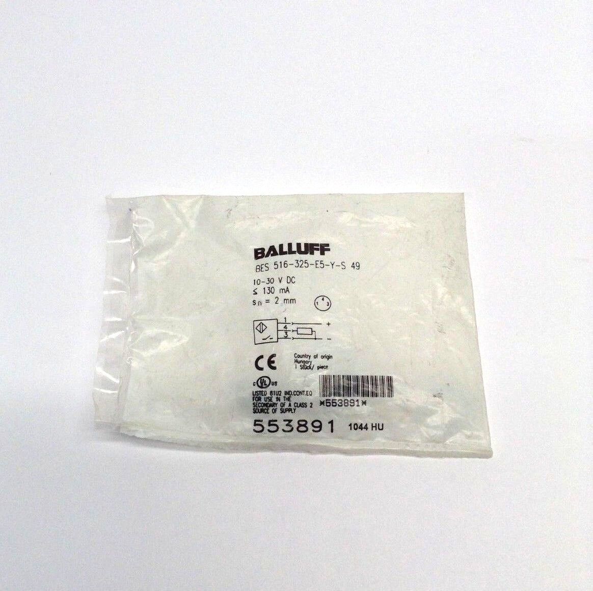 Balluff BES 516-325-E5-Y-S 49 Proximity Switch Inductive Sensor - Maverick Industrial Sales