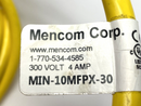 Mencom MIN-10MFPX-30 MIN M/F 1-1/8" Extension Cordset 30' - Maverick Industrial Sales