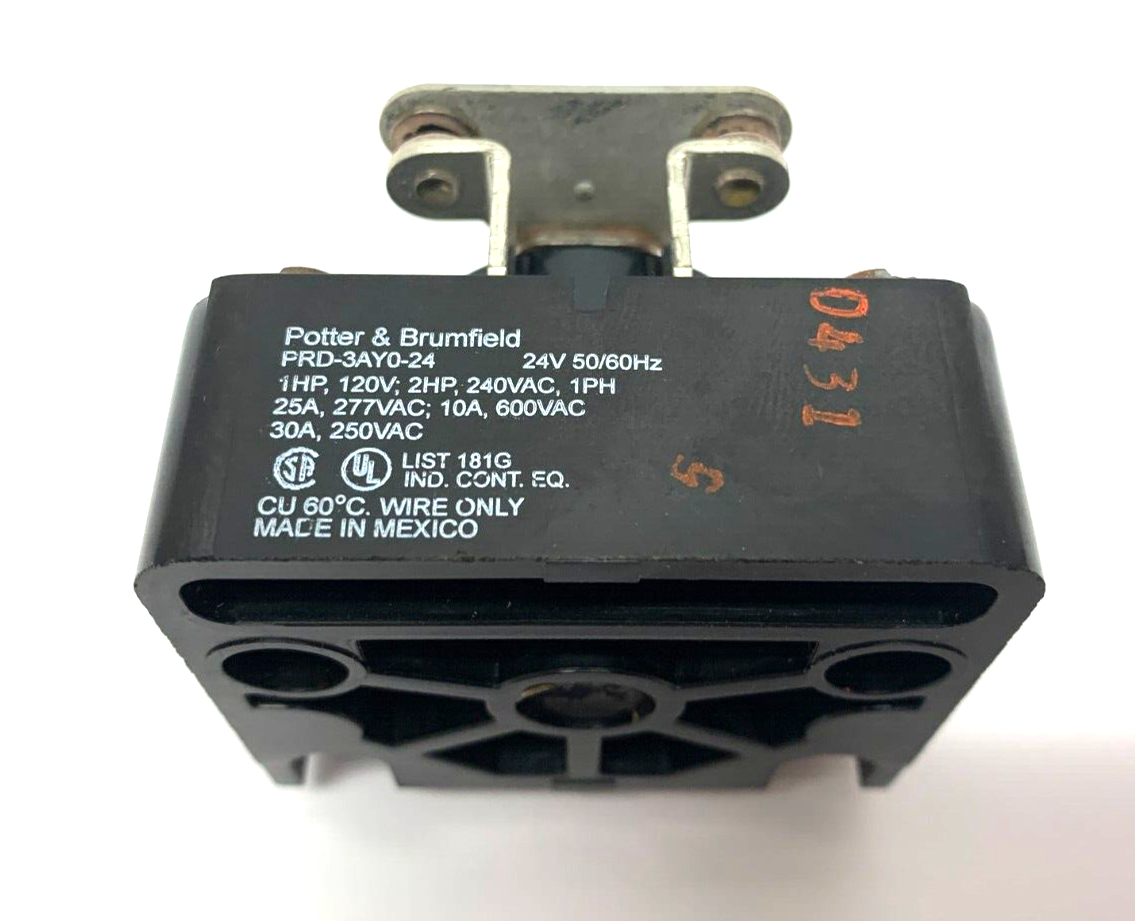 Potter & Brumfield PRD-3AY0-24 Electromechanical Single Pole Relay - Maverick Industrial Sales