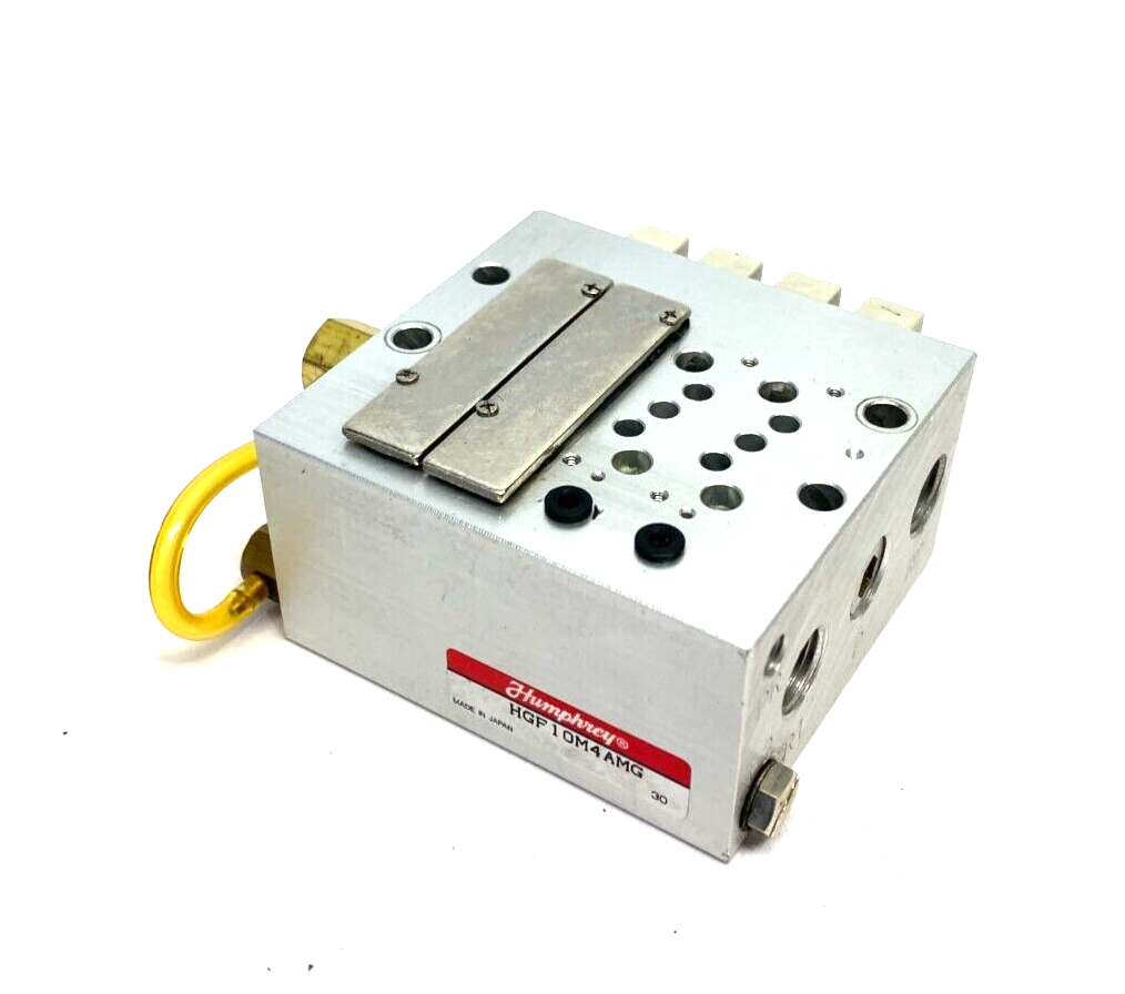 Humphrey HGF10M4AMG Pneumatic Manifold Block/Base 4-Station - Maverick Industrial Sales