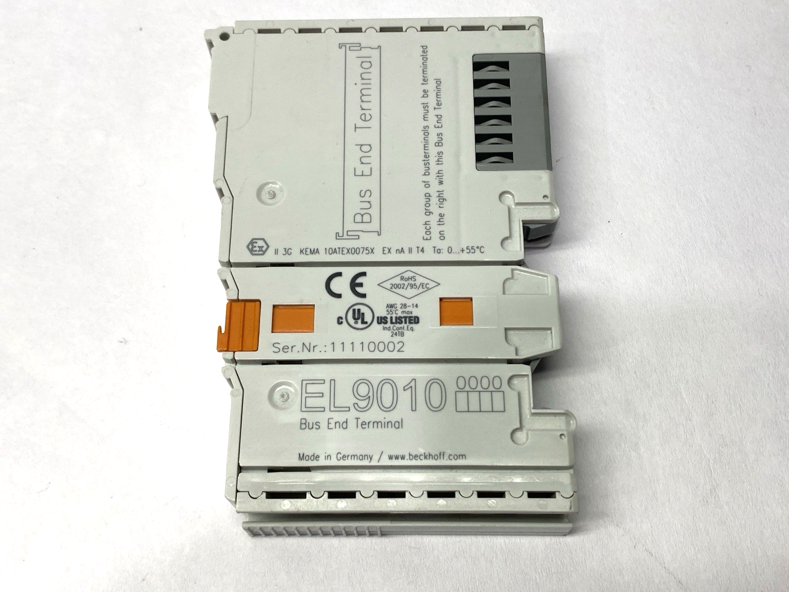 EL9010 | Beckhoff Bus End Terminal Module - For parts or not working - Maverick Industrial Sales