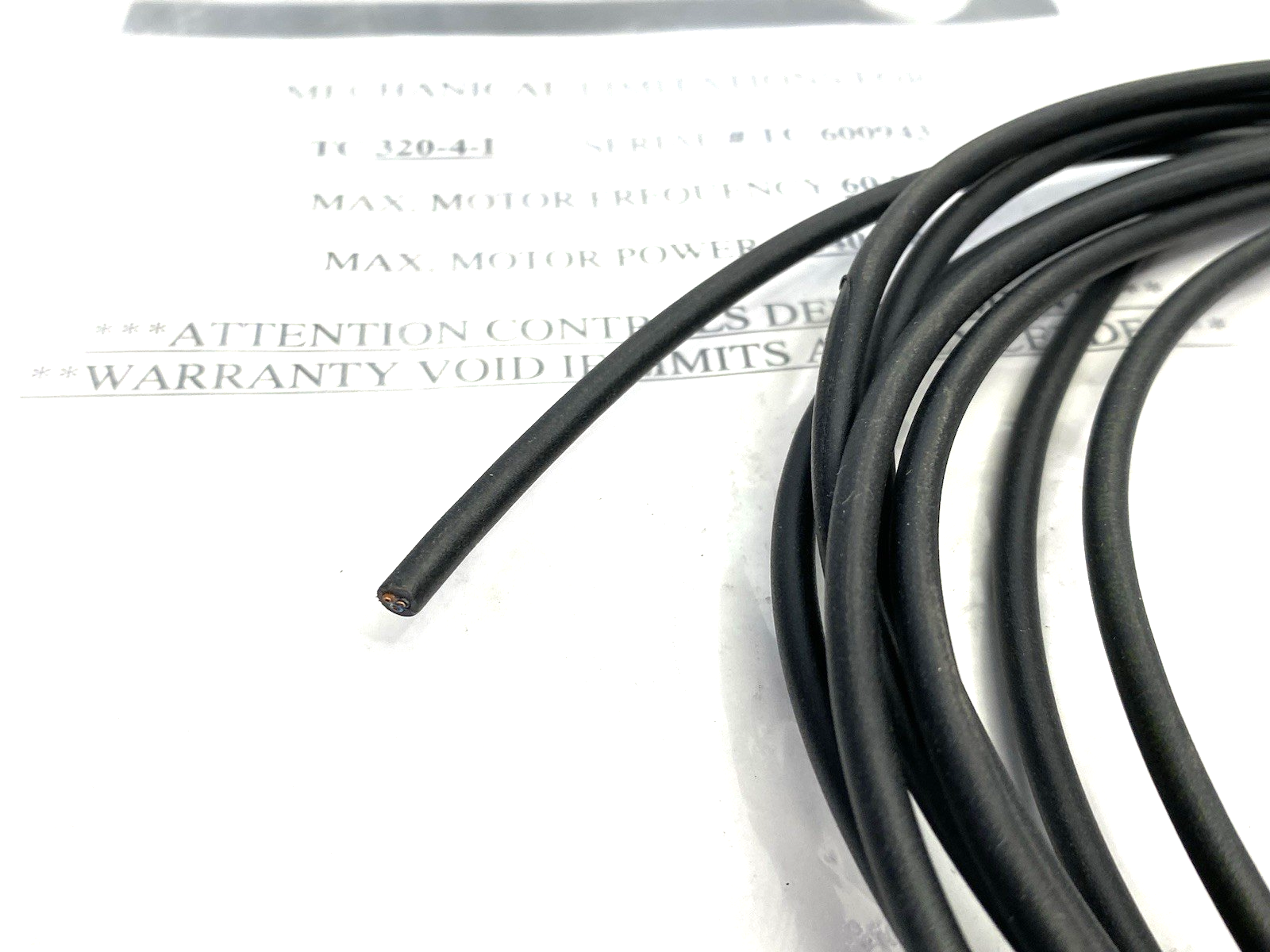 TC 320-4-I | Weiss Mechanical Specs/Limitations Packet for w/ Balluff BCC0312 - New – Open box - Maverick Industrial Sales