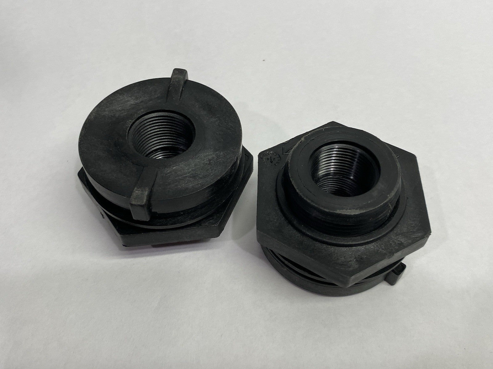 ACE Roto-Mold 10484 Tank Bulkhead Adapter Fitting 3/4" Poly LOT OF 2 - Maverick Industrial Sales