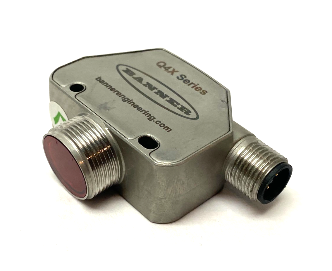 Q4XTKLAF600-Q8 | Banner Rugged Photoelectric Laser Sensor, Adj. Field, 801918 - Used - Maverick Industrial Sales