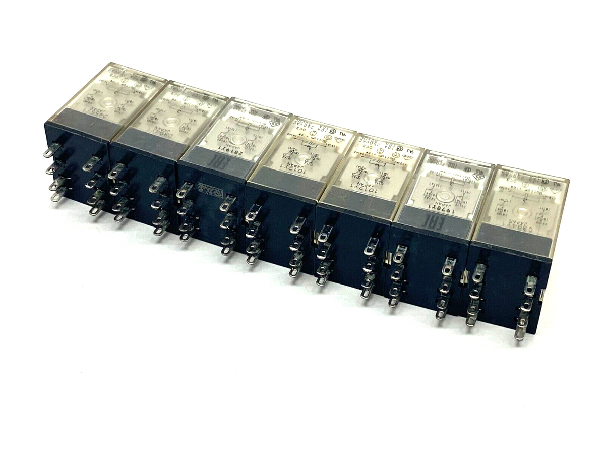 MY2N | Omron Universal Relay 200/240VAC LOT OF 7 - Used - Maverick Industrial Sales