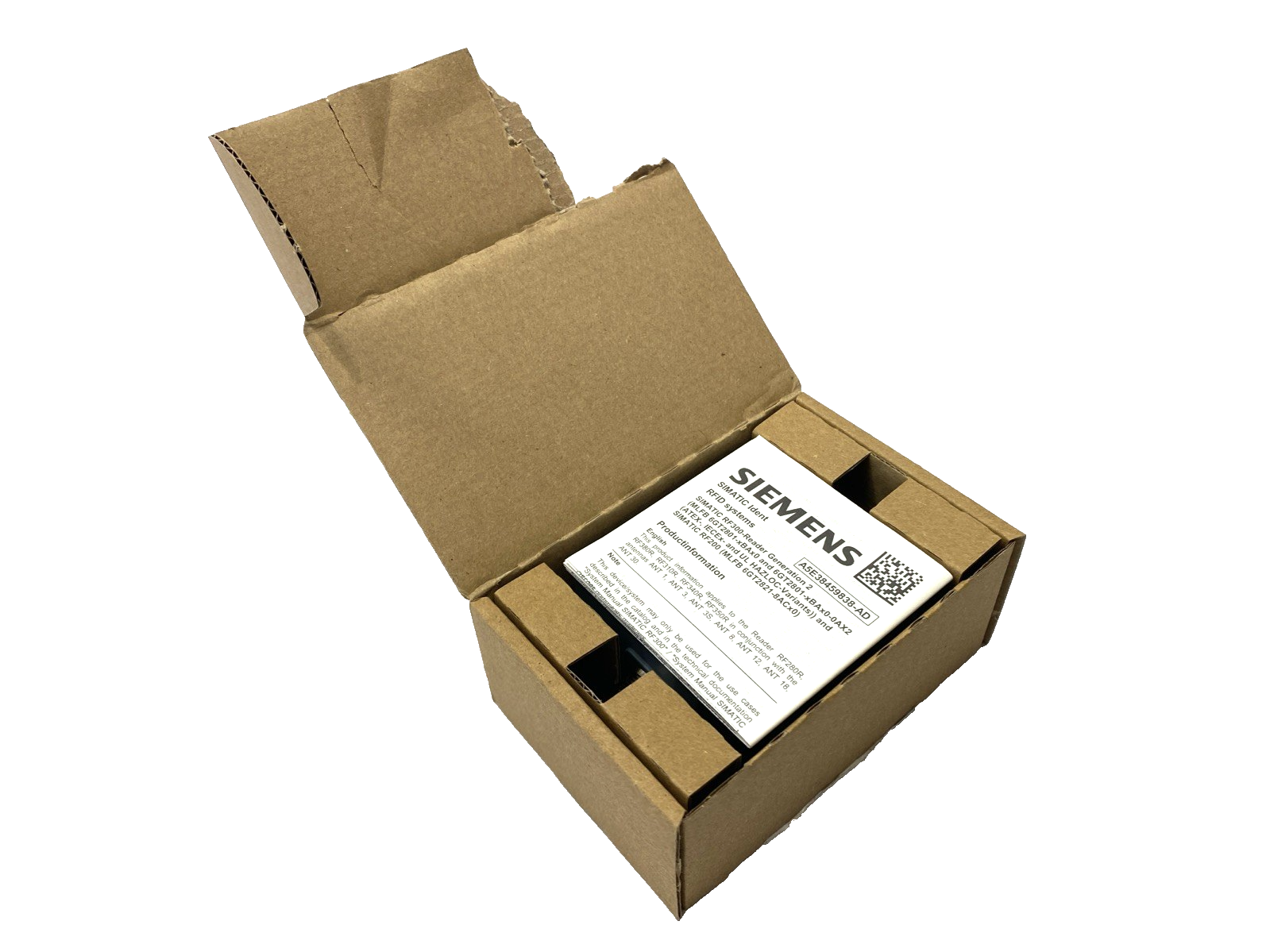 Siemens 6GT2801-2BA10 RF Reader SIMATIC RF340R 75mm x 75mm x 41mm - Maverick Industrial Sales