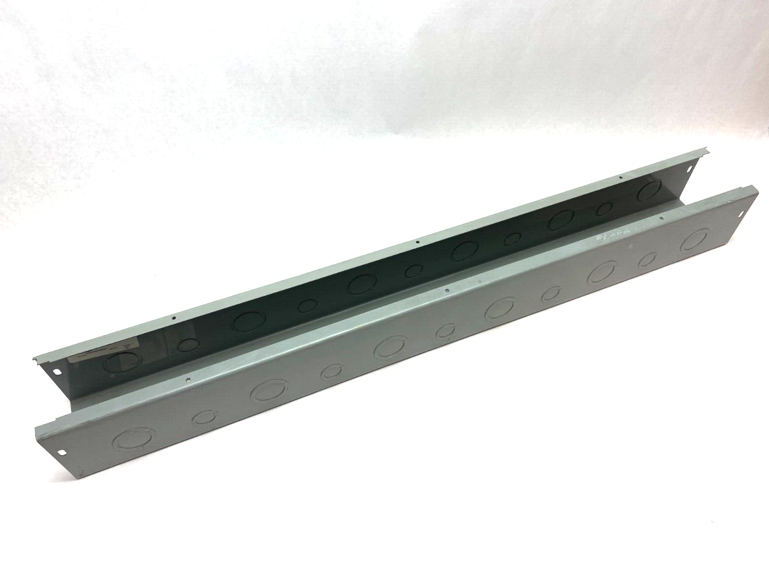 Cooper B-Line 4436G Straight Lay-In Wireway Section 4" x 4" x 36" Gray NO COVER - Maverick Industrial Sales