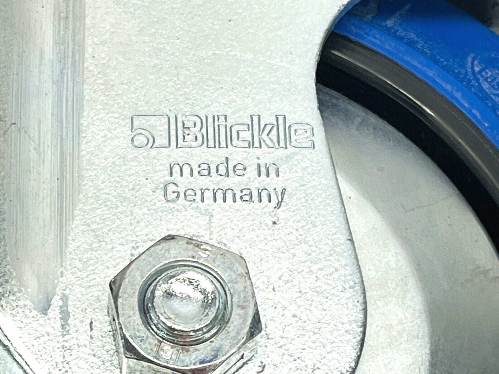 Blickle LE-POEV 160K-FI-SB-FA Swivel Caster Wheel With Brake Non-Marking - Maverick Industrial Sales