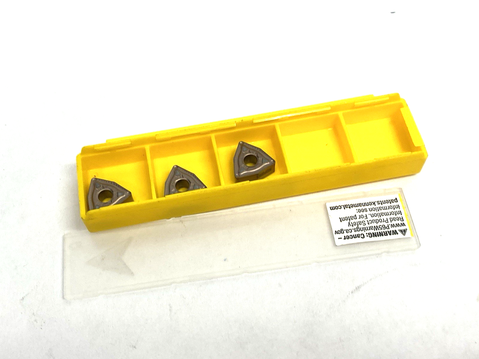 5696935 | Kennametal Kenloc™ Turning Insert Medium-Negative WNMG060408MN PKG OF 3 - New – Open box - Maverick Industrial Sales