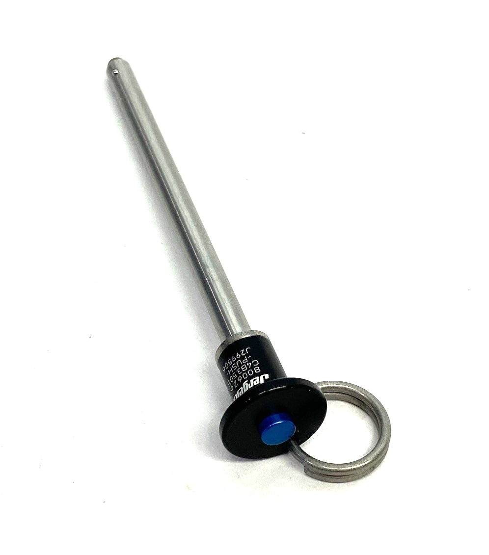 800626 | Jergens Button Handle Quick Release Pin 1/4 X 3.50 SS - New – Open box - Maverick Industrial Sales