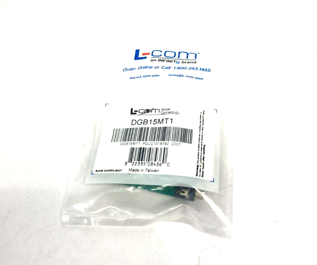 L-Com DGB15MT1 Field Termination Connector - Maverick Industrial Sales