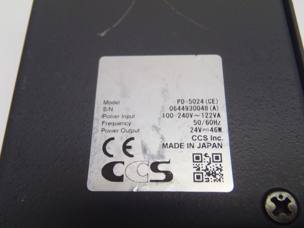 PD-5024 | Omron CCS Power Supply 100-240V Input 24V Output - For parts or not working - Maverick Industrial Sales