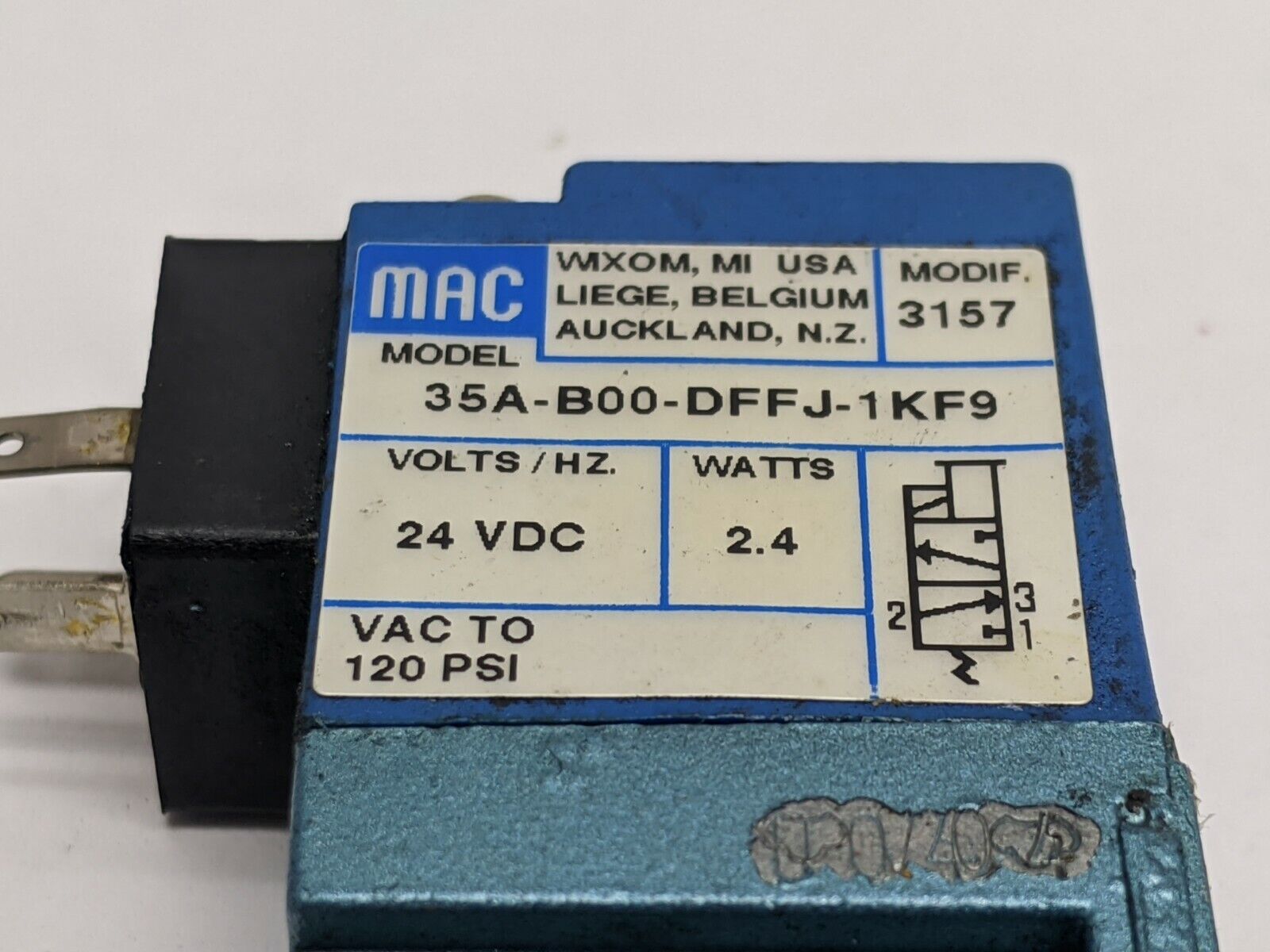 MAC Valves 35A-B00-DFFJ-1KF9 Solenoid Valve - Maverick Industrial Sales