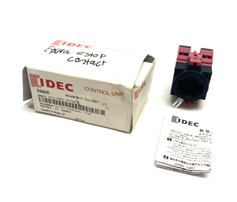 IDEC HW-CB02 Emergency Stop Contact Block - Maverick Industrial Sales