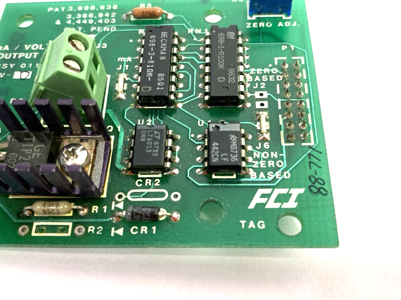 011563-01 | FCI Fluid Components mA/ Voltage Output Board Rev. D - New Other - Maverick Industrial Sales