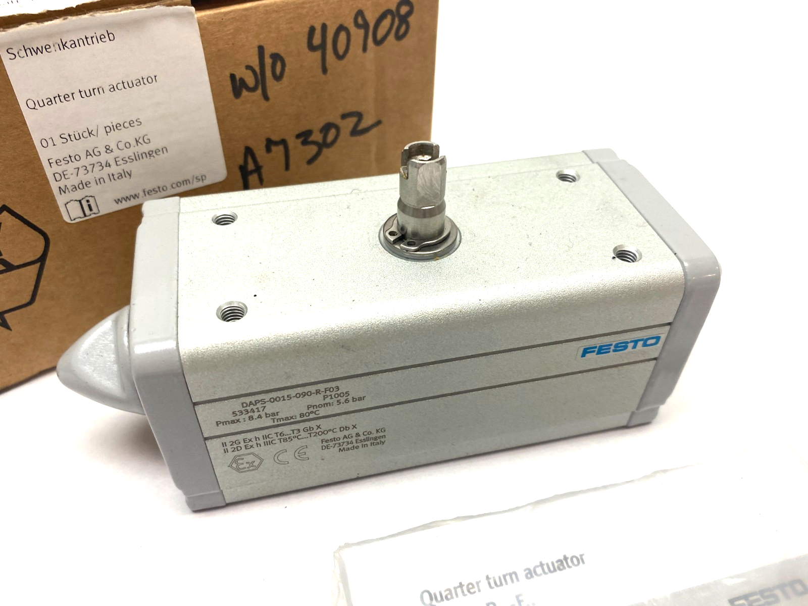 Festo DAPS-0015-090-R-F03 Quarter Turn Actuator 533417 - Maverick Industrial Sales