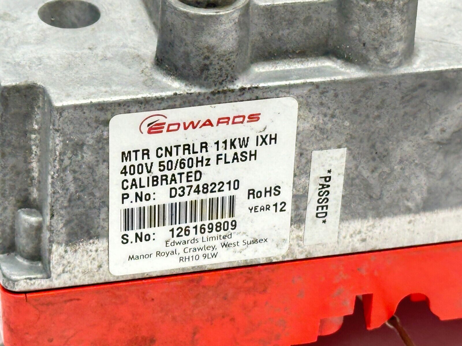 Edwards D37482210 MTR CNTRLR 11KW IXH 400V 50/60Hz Flash Calibrated - Maverick Industrial Sales