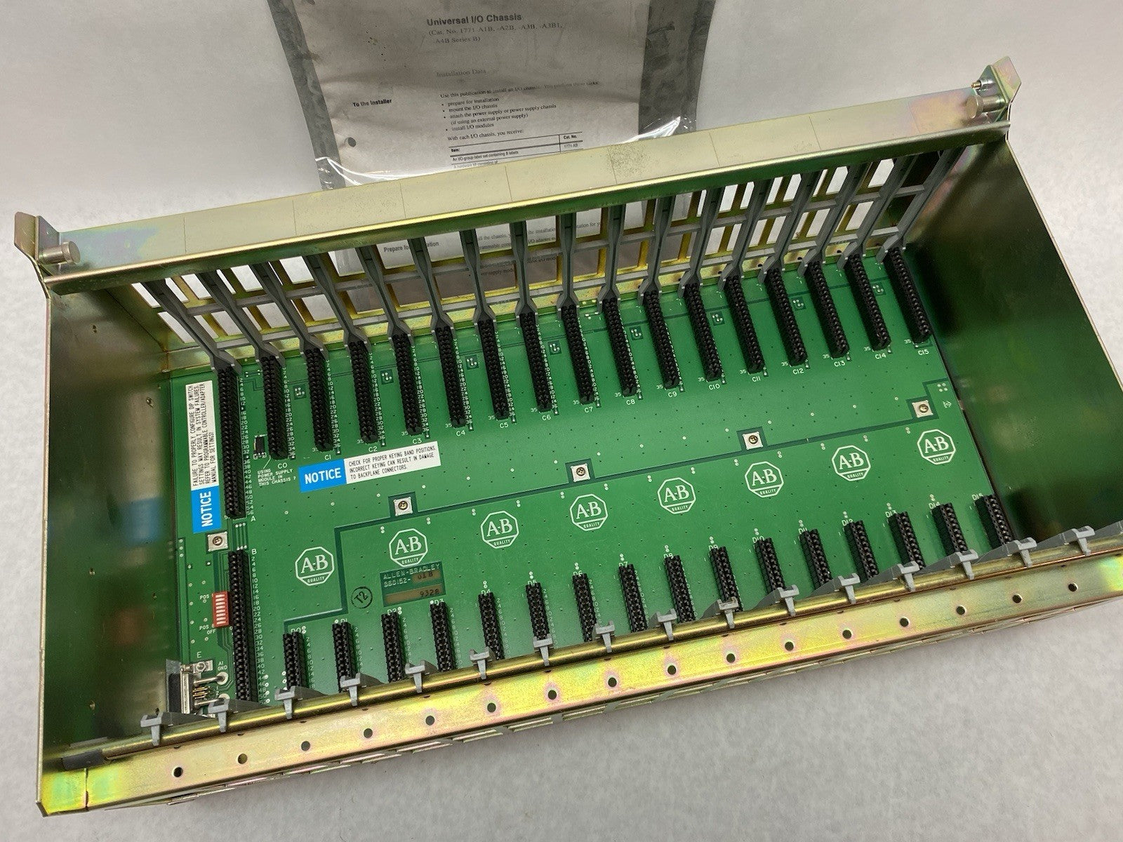 Allen Bradley 1771-A4B Ser. B 16-Slot Chassis Rack Module - Maverick Industrial Sales