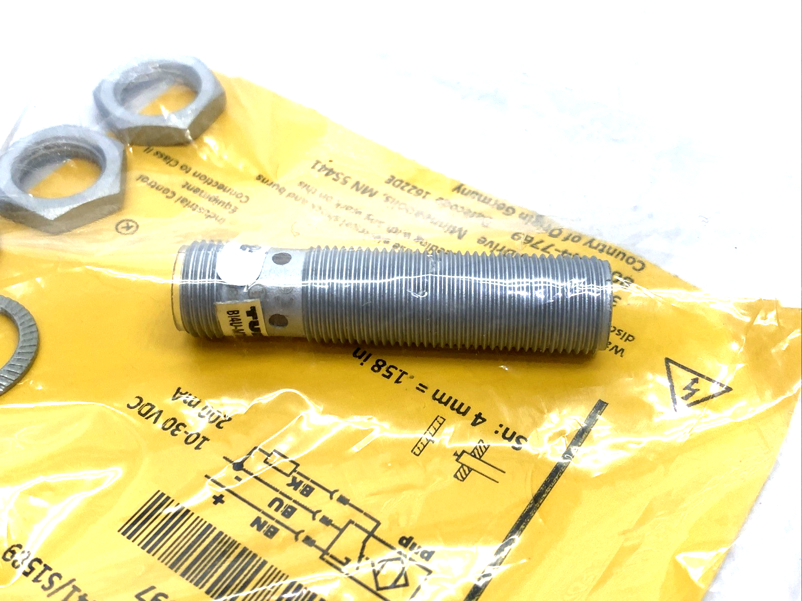 Turck BI4U-MT12-AP6X-H1141/S1589 WeldGuard Inductive Proximity Sensor 1634997 - Maverick Industrial Sales