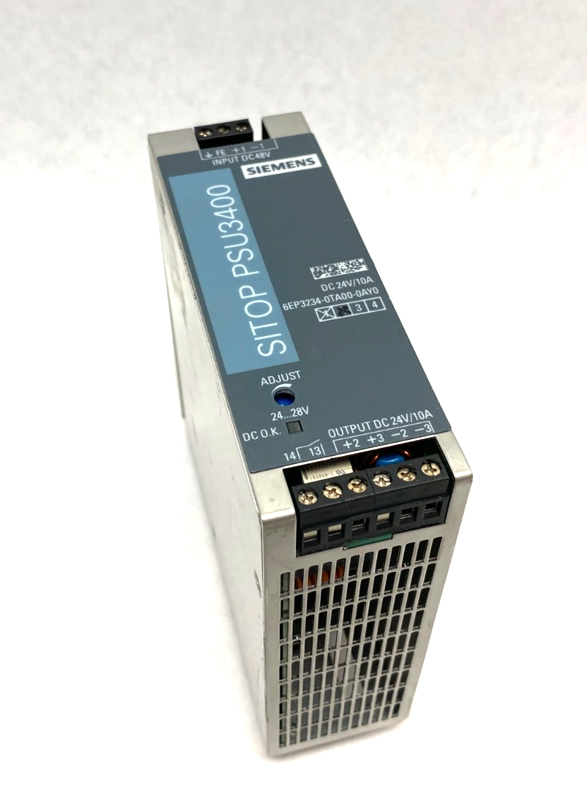 Siemens 6EP3234-0TA00-0AY0 SITOP PSU3400 Stabalized 24V/ 10A Power Supply - Maverick Industrial Sales