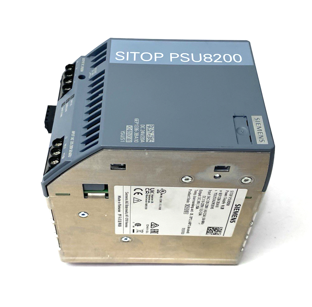 Siemens 6EP1336-3BA10 SITOP PSU8200 Stabilized Power Supply 1ACDC/24VDC/20A - Maverick Industrial Sales