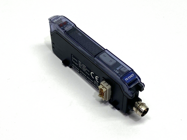 Keyence FS-V34CP Fiber Amplifier, M8 Connector Type, Expansion Unit, PNP - Maverick Industrial Sales