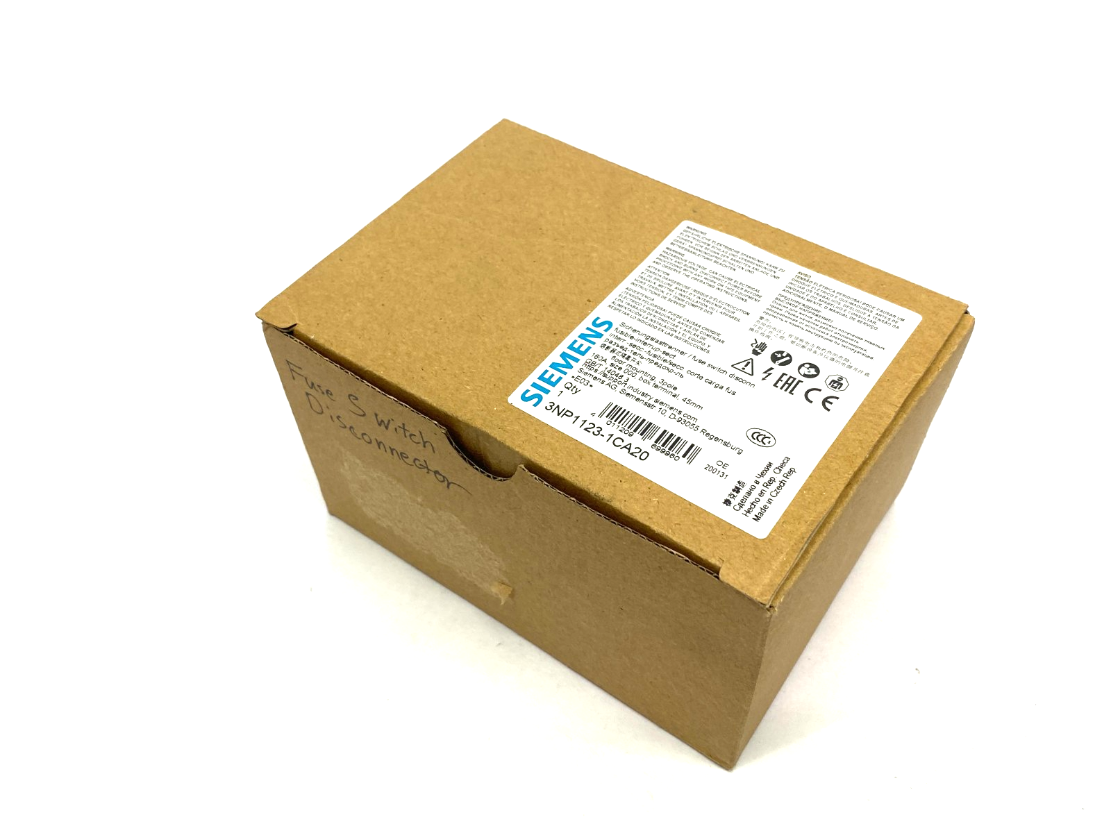 Siemens 3NP1123-1CA20 SENTRON Fusible Disconnect Swtich 3-Pole - Maverick Industrial Sales