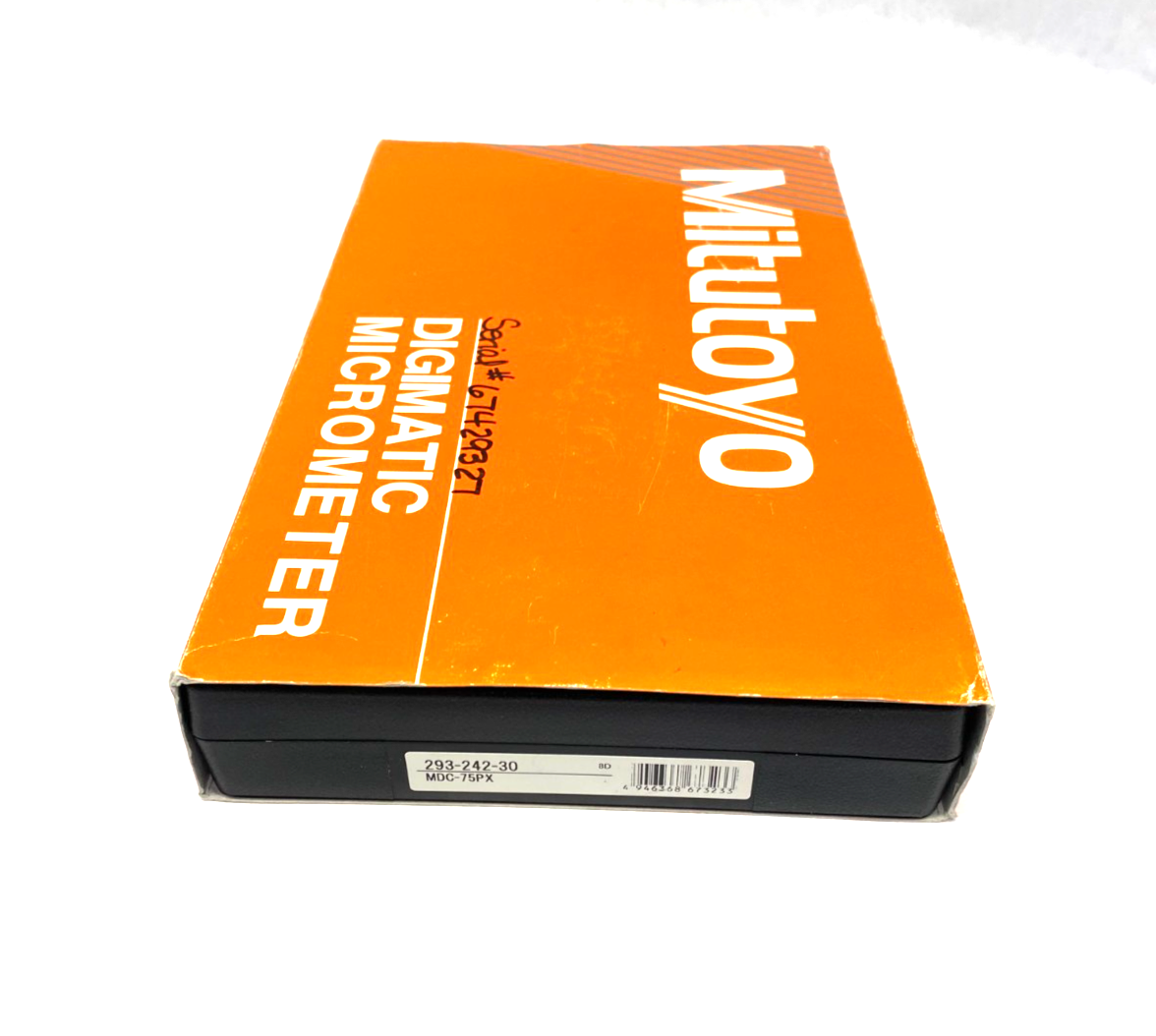 Mitutoyo 293-242-30 QuantuMike Digimatic Micrometer Coolant-Proof MDC-75PX - Maverick Industrial Sales