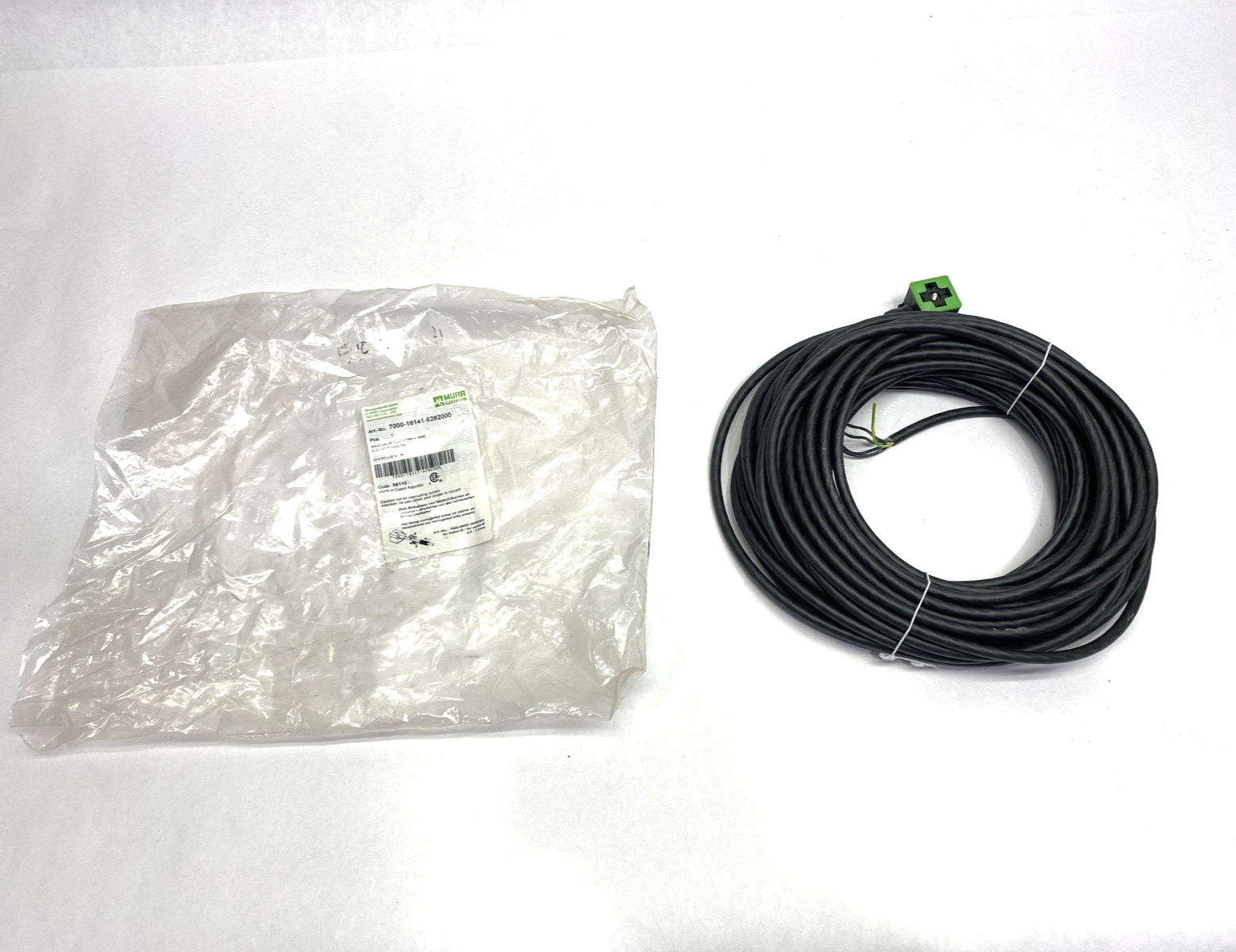 Murrelektronik 7000-18141-6282000 MSUD Valve Plug Form A w/ Cable 20m - Maverick Industrial Sales