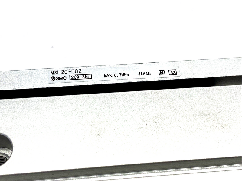 SMC MXH20-60Z Compact Pneumatic Slide Table 20mm Bore 60mm Stroke - Maverick Industrial Sales