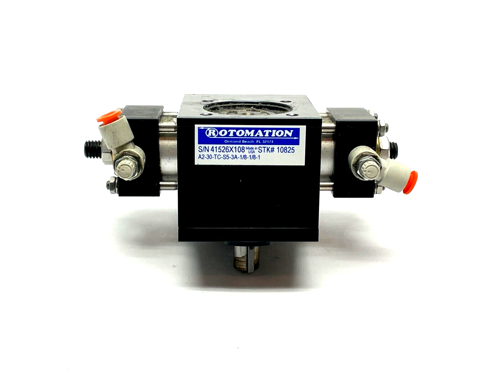Rotomation A2-30-TC-S5-3A-1/8-1/8-1 Rotary Actuator Single Rack, 30 Degree - Maverick Industrial Sales