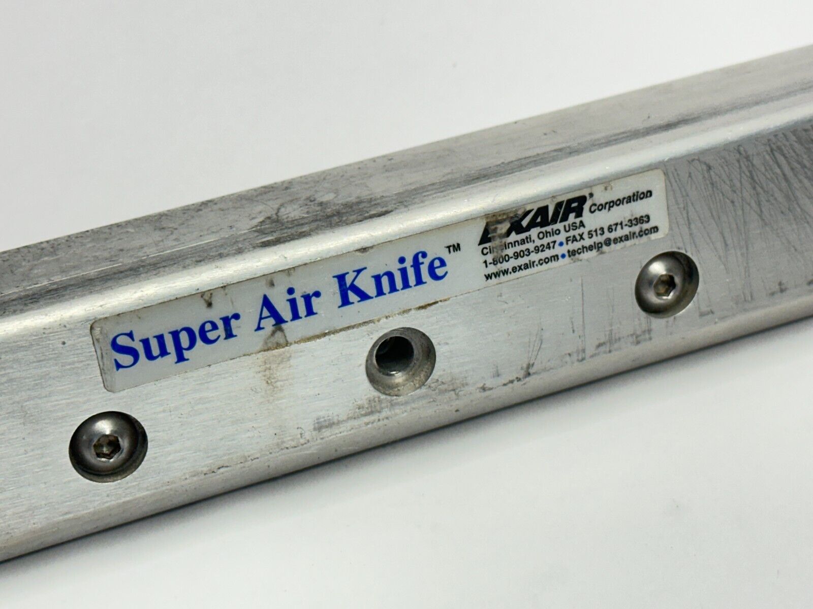 Exair 110030 Super Air Knife 30" DAMAGED EDGE - Maverick Industrial Sales