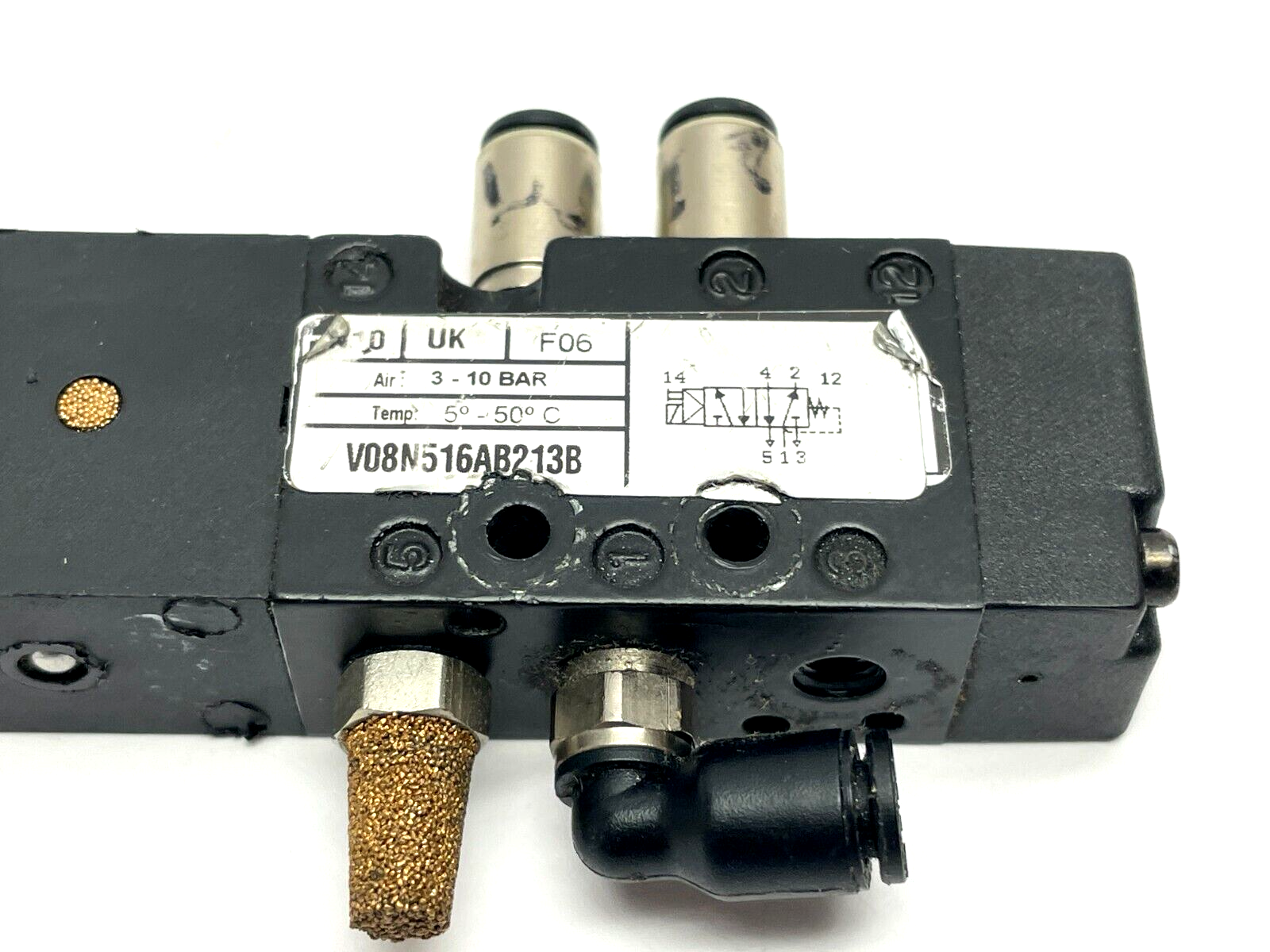 Norgren V08N516AB213B Solenoid Valve 3-10 Bar 12V 1.7W - Maverick Industrial Sales
