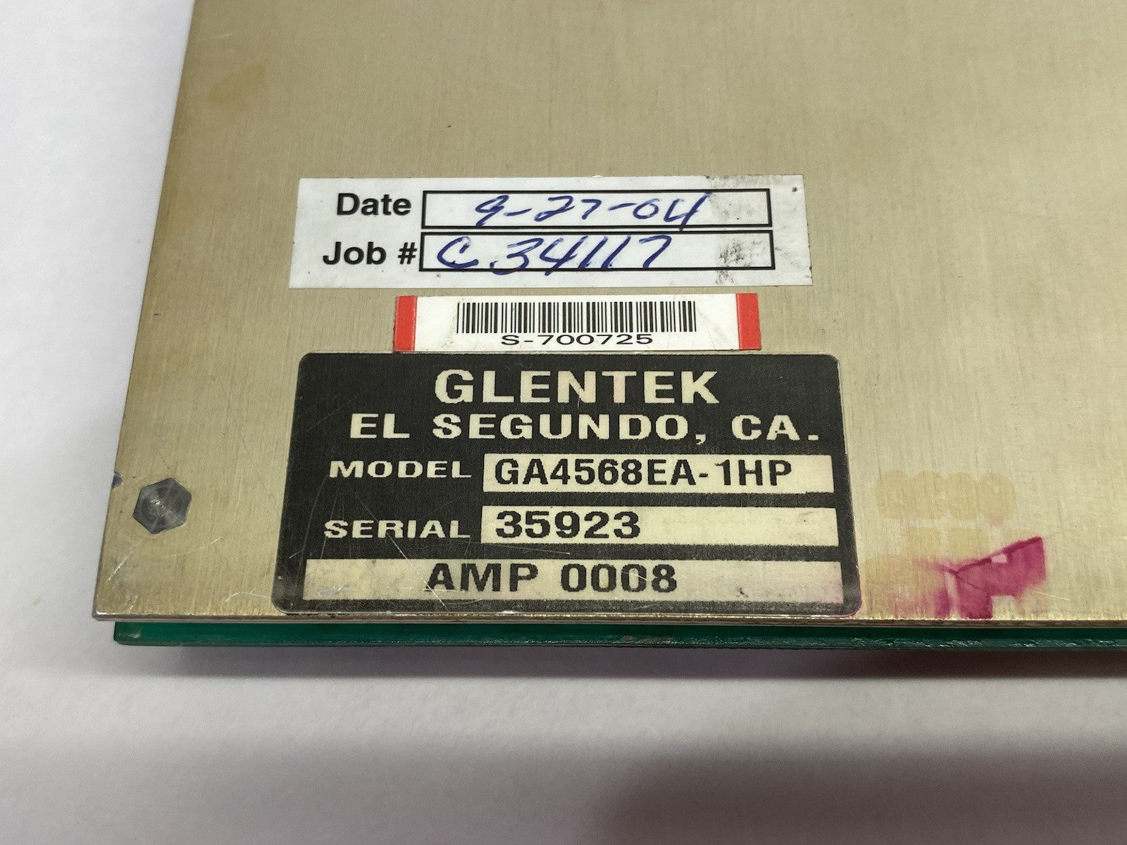 GA4568EA-1HP | Glentek Servo Amplifier Board - Used - Maverick Industrial Sales