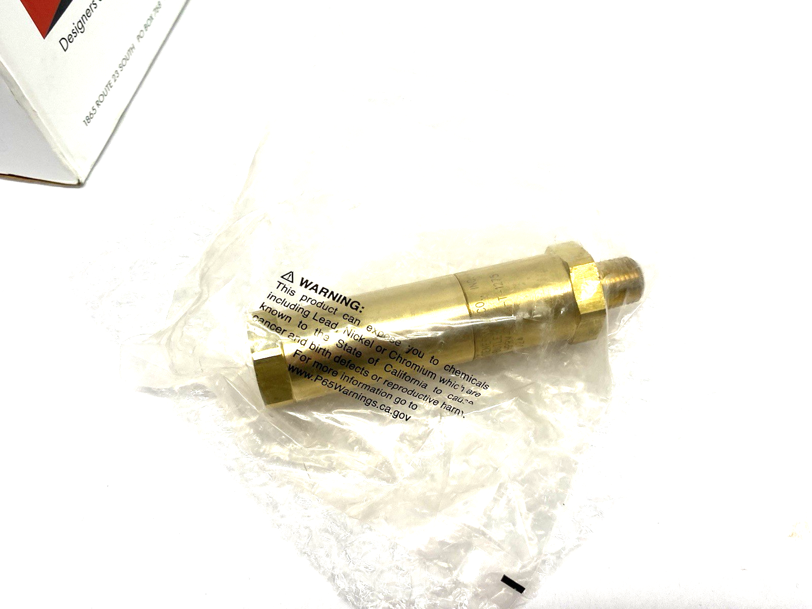 HPRV-250B-T1275 | Generant Inline Relief Valve, 1/4" Male to 1/4" Female, 1275psi - New – Open box - Maverick Industrial Sales
