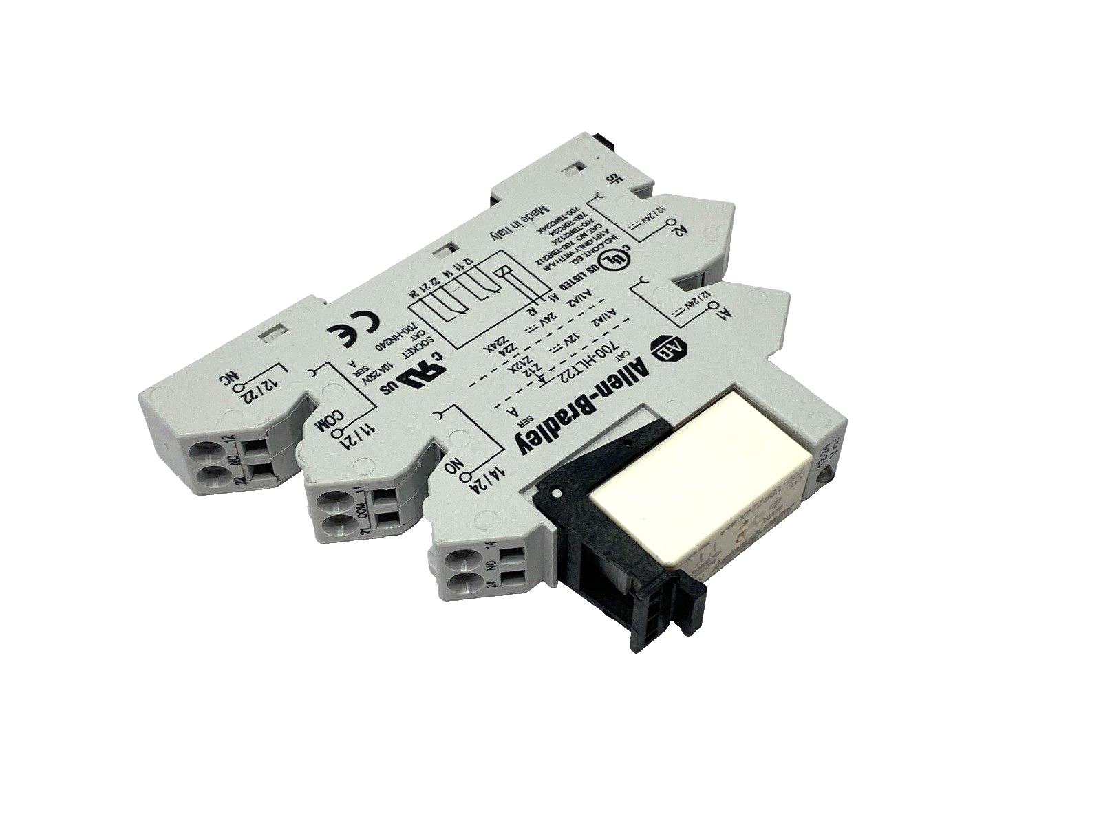 700-HLT22Z4X | Allen Bradley Ser. A Terminal Block Relay 24VDC - New – Open box - Maverick Industrial Sales