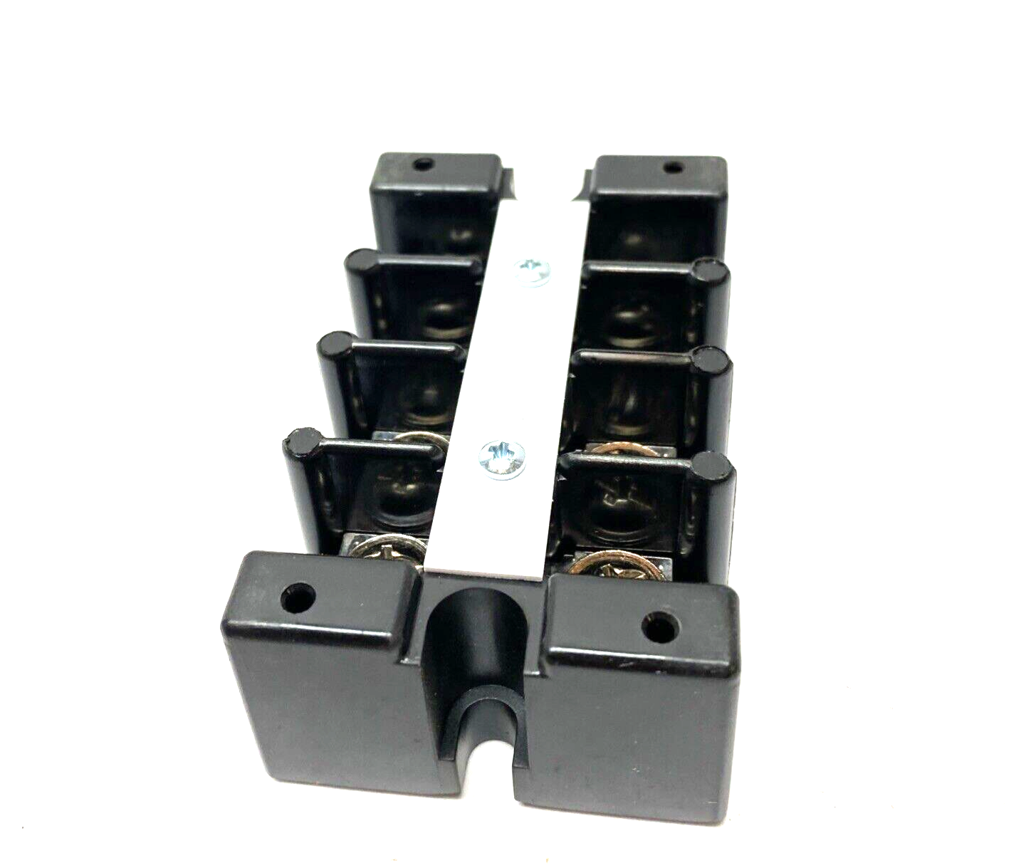 Marathon 1504 STD 75A Lugged Wire Terminal Strip 600V 30A 10-22 CU Solid - Maverick Industrial Sales