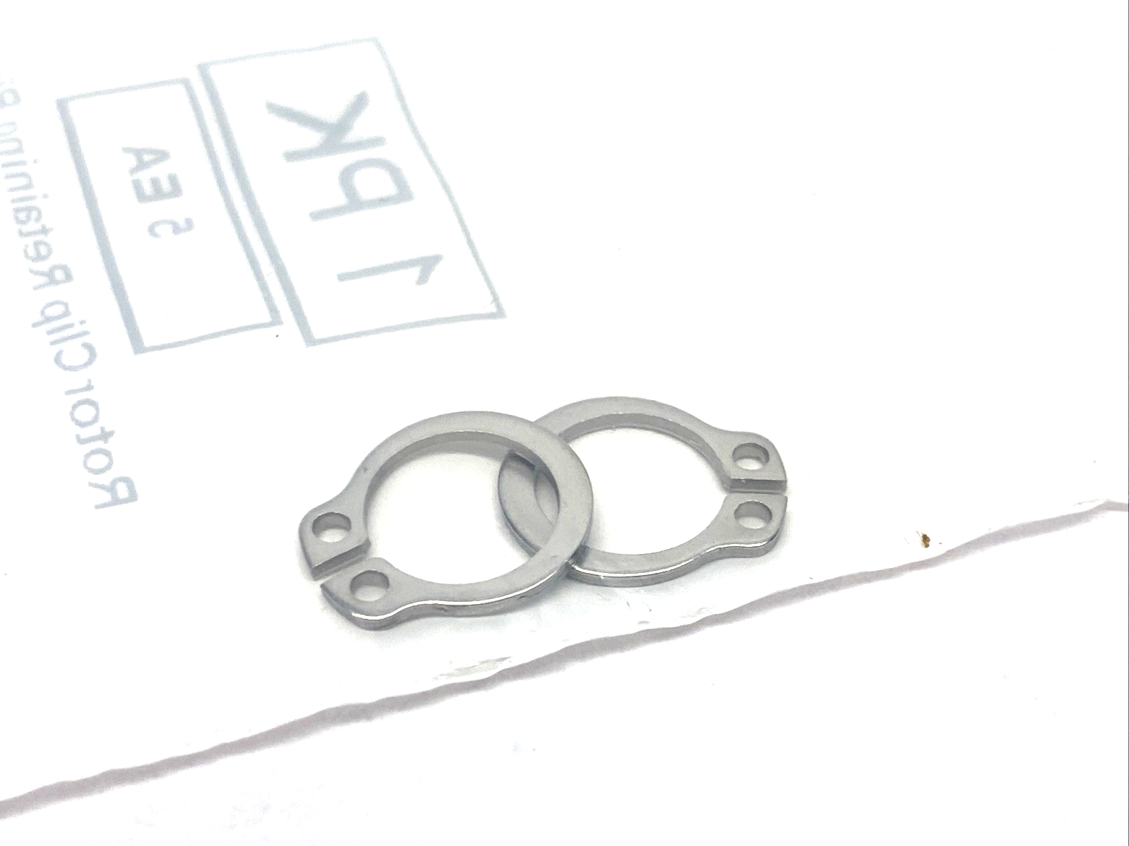 DSH-10SG 5pk Rotor Clip External Retaining Ring For 10mm Shaft SS 10-PACKS 50pcs - Maverick Industrial Sales