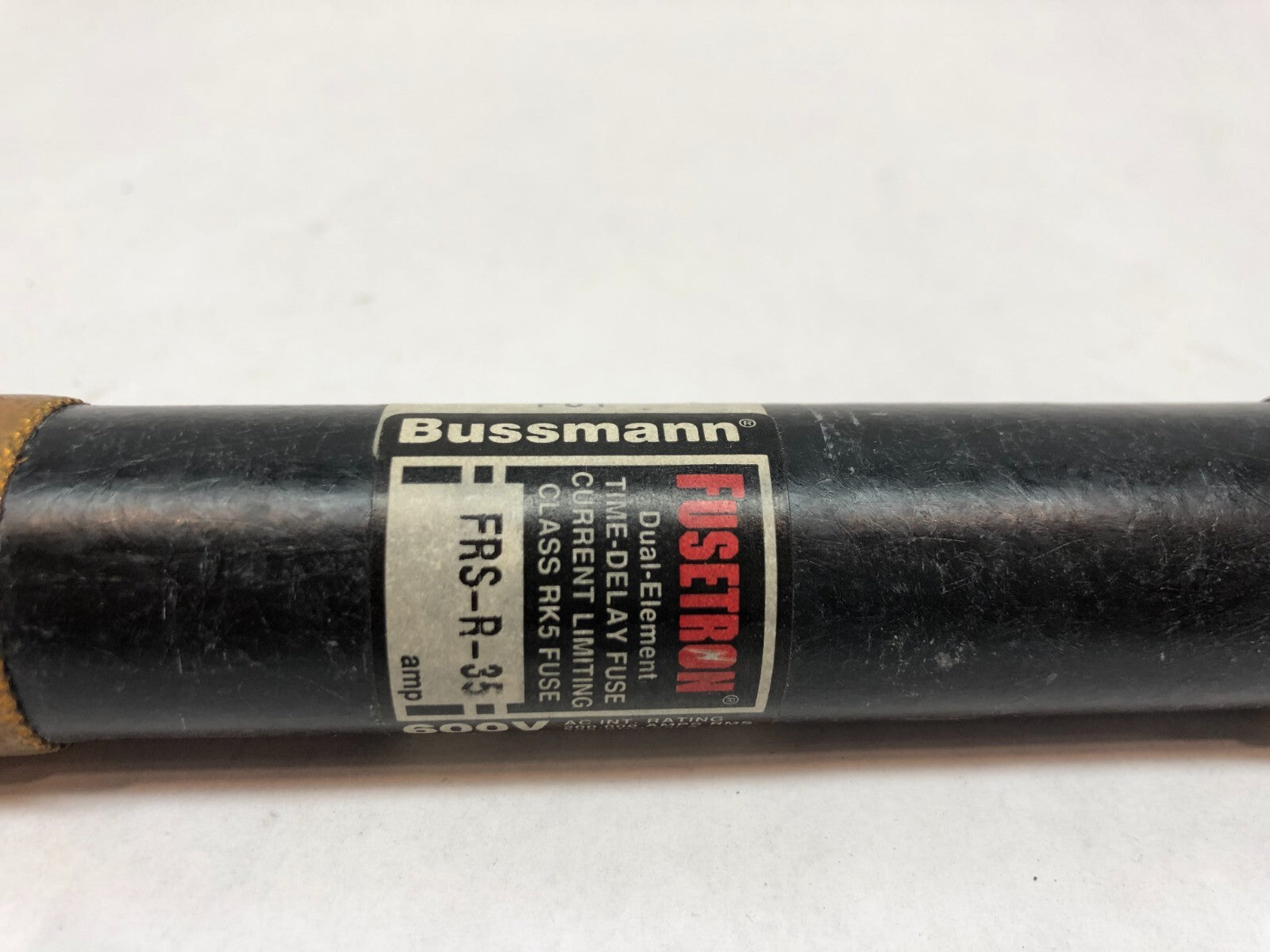 Bussman Fusetron FRS-R-35 Dual-Element Time Delay Fuse, 35A - Maverick Industrial Sales